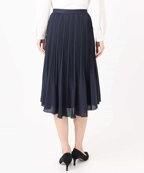 MK MICHEL KLEIN(エムケーミッシェルクラン)の「リバーシブルシフォンプリーツスカート/洗える(スカート・レディース・ネイビー/ブラック・38)」の17枚目の写真