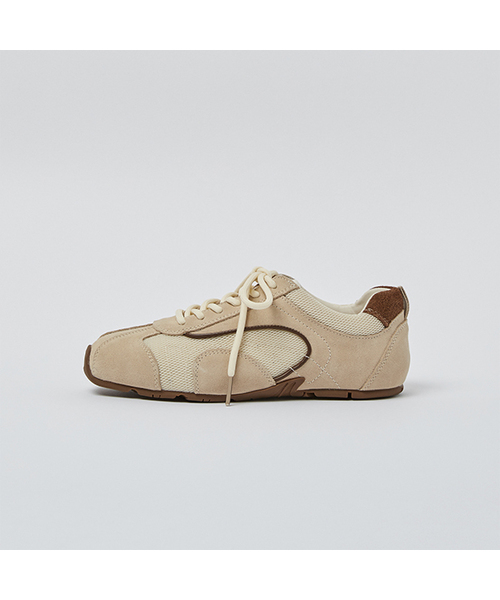 Murene leather sneakers - Beige