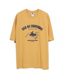 OVERGROW（オーバーグロウ）の「ガムサンイバダ セミオーバーフィットTシャツ [マスタード]（Tシャツ/カットソー）」