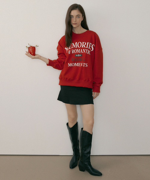 REORG(リオルグ)の「MOR MEMORY SWEATSHIRTS RED(スウェット・レディース・その他・SMALL/MEDIUM)」の3枚目の写真
