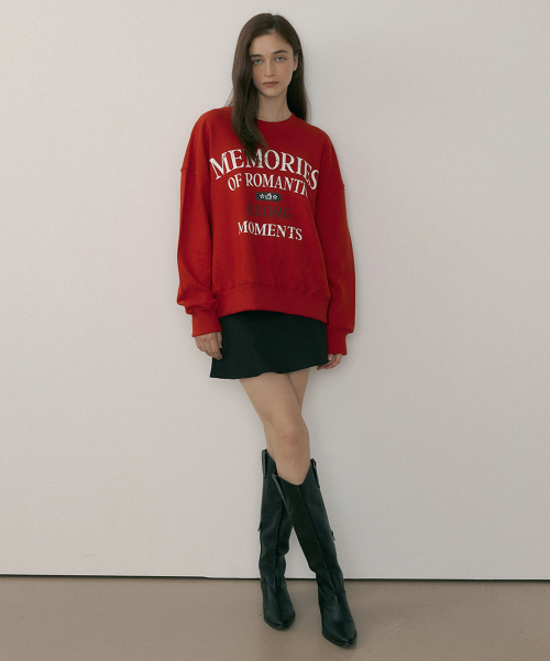 REORG(リオルグ)の「MOR MEMORY SWEATSHIRTS RED(スウェット・レディース・その他・SMALL/MEDIUM)」の4枚目の写真