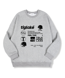 エレメンツオーバーサイズ特別裏毛スウェットTシャツグレー