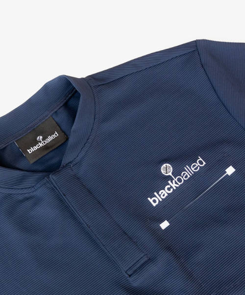 BLACKBALLED(ブラックボールド)の「BBG ブレードポロTシャツ NAVY(ポロシャツ・メンズ・その他・SMALL/MEDIUM/X-LARGE)」の2枚目の写真