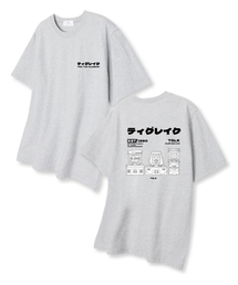 ジョイスティック オーバーサイズ 半袖Tシャツ ライトグレー