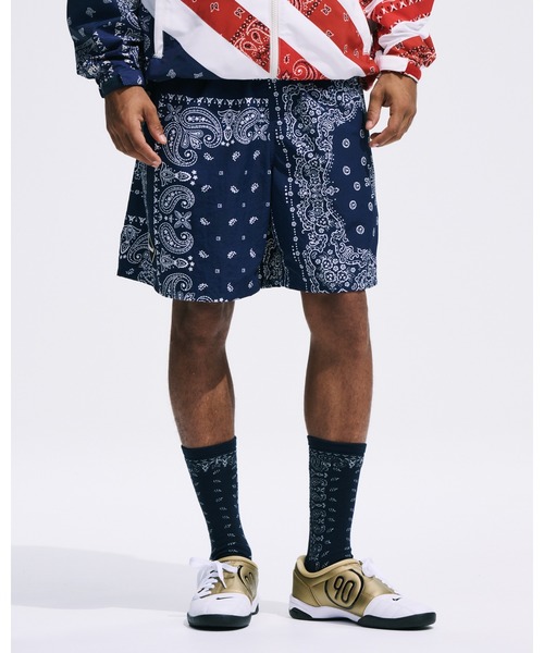 F.C.Real Bristol(エフシーレアルブリストル)の「BANDANA NYLON EASY SHORTS(その他パンツ・メンズ・ネイビー/レッド/ブラック・XX-LARGE/X-LARGE/LARGE/MEDIUM/SMALL)」の9枚目の写真