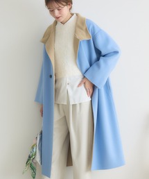 KATHARINE ROSS | 【KATHARINE ROSS】バイカラーダブルビーバーコート(その他アウター)