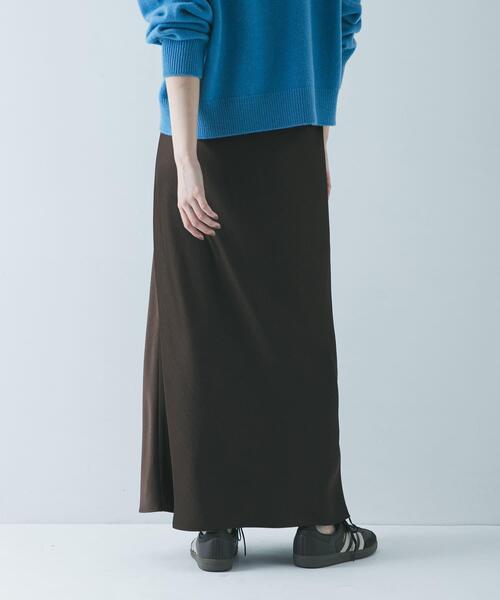 URBAN RESEARCH（アーバンリサーチ）の「サテンバイアススカート（スカート・レディース・ブラック/ブラウン・FREE）」の18枚目の写真