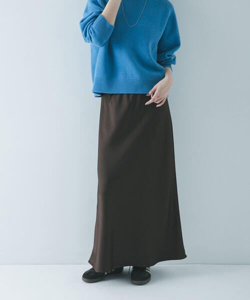URBAN RESEARCH（アーバンリサーチ）の「サテンバイアススカート（スカート・レディース・ブラック/ブラウン・FREE）」の19枚目の写真