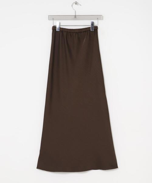 URBAN RESEARCH(アーバンリサーチ)の「サテンバイアススカート(スカート・レディース・ブラック/ブラウン・FREE)」の3枚目の写真