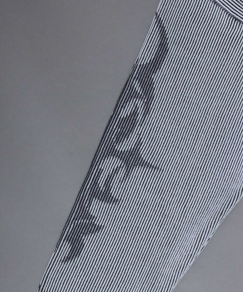 SITRY(シトリー)の「Trival Logo Knit Blouzon/トライバルロゴ オーバーサイズ ドローコード ニット ブルゾン ドライバーズニット(カーディガン/ボレロ・メンズ・ホワイト/ブラック・L/M)」の10枚目の写真