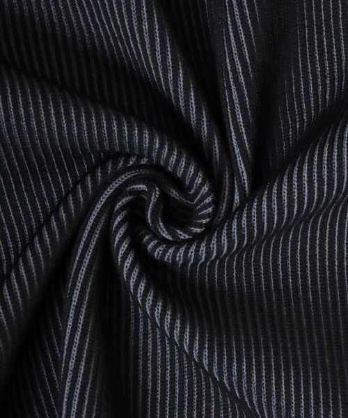 SITRY(シトリー)の「Trival Logo Knit Blouzon/トライバルロゴ オーバーサイズ ドローコード ニット ブルゾン ドライバーズニット(カーディガン/ボレロ・メンズ・ホワイト/ブラック・L/M)」の14枚目の写真