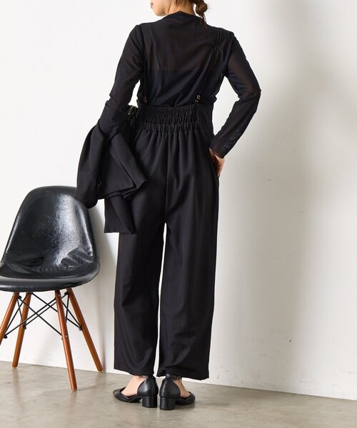 Jena espace merveilleux（ジェナ　エスパスメルヴェイユ）の「【オケージョン/3点セット】ベストシアーセットアップ（ワンピース・レディース・チャコールグレー/ブラック・FREE）」の14枚目の写真