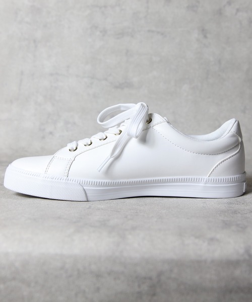 TOMMY HILFIGER(トミーヒルフィガー)の「TOMMY HILFIGER トリコロールスニーカー(スニーカー・メンズ・ホワイト・23.0cm/23.5cm/24.0cm/24.5cm/25.0cm/22.5cm)」の4枚目の写真