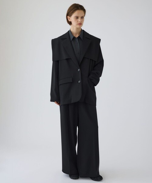 RIM.ARK（リムアーク）の「【RIM.ARK/リムアーク】Trench detail 2way JK/トレンチディティール2WAYジャケット（その他アウター・レディース・ブラック/カーキ・36）」の6枚目の写真