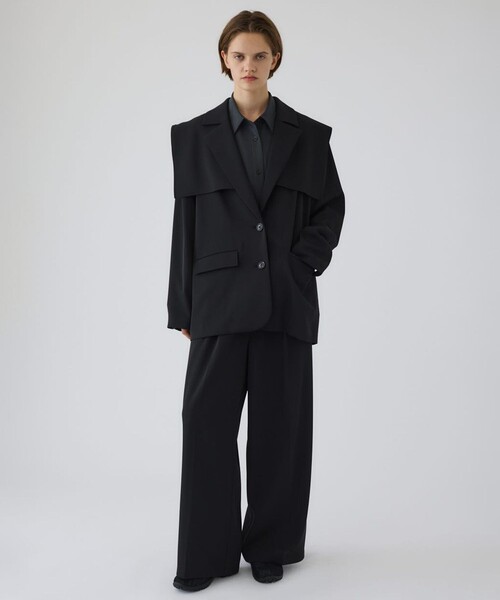 RIM.ARK（リムアーク）の「【RIM.ARK/リムアーク】Trench detail 2way JK/トレンチディティール2WAYジャケット（その他アウター・レディース・ブラック/カーキ・36）」の7枚目の写真