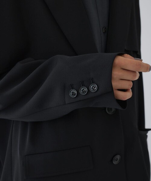 RIM.ARK（リムアーク）の「【RIM.ARK/リムアーク】Trench detail 2way JK/トレンチディティール2WAYジャケット（その他アウター・レディース・ブラック/カーキ・36）」の13枚目の写真
