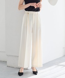 Andemiu（アンデミュウ）の「チェーンベルトストレートパンツ640811（スラックス）」