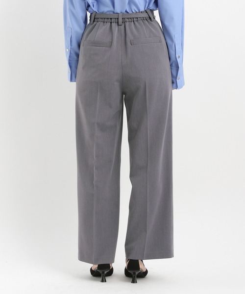 Andemiu（アンデミュウ）の「チェーンベルトストレートパンツ640811（スラックス・レディース・ネイビー/グレー/アイボリー・SMALL/MEDIUM）」の11枚目の写真