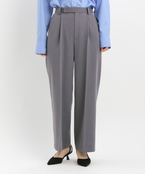 Andemiu（アンデミュウ）の「チェーンベルトストレートパンツ640811（スラックス・レディース・ネイビー/グレー/アイボリー・SMALL/MEDIUM）」の12枚目の写真