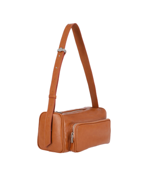 SEMICODE（セミコード）の「poster pocket bag - vintage camel（ショルダーバッグ・レディース・その他・FREE）」の4枚目の写真