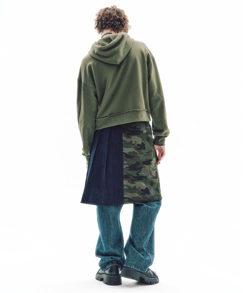TRIPSHOP(トリップショップ)の「パンクスラッシュフードジップアップ(パーカー・レディース・カーキ・SMALL/MEDIUM/LARGE)」の6枚目の写真