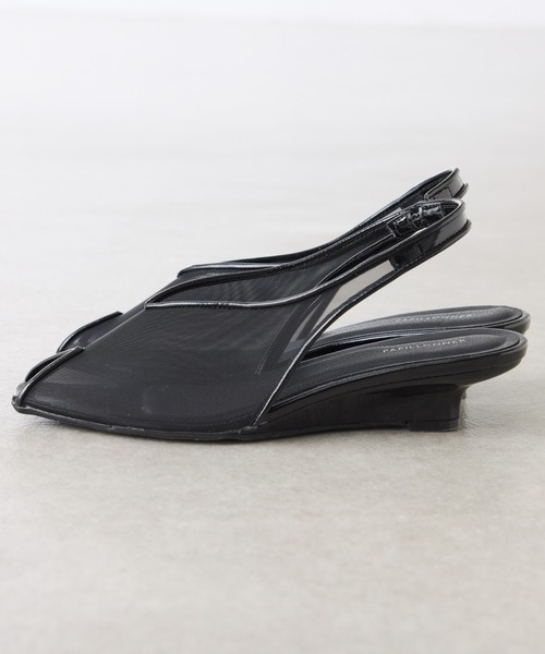 PAPILLONNER（パピヨネ）の「PAPILLONNER/メッシュオープントゥ（サンダル・レディース・ブラック/キャメル/ブラウン・L/M/S）」の19枚目の写真