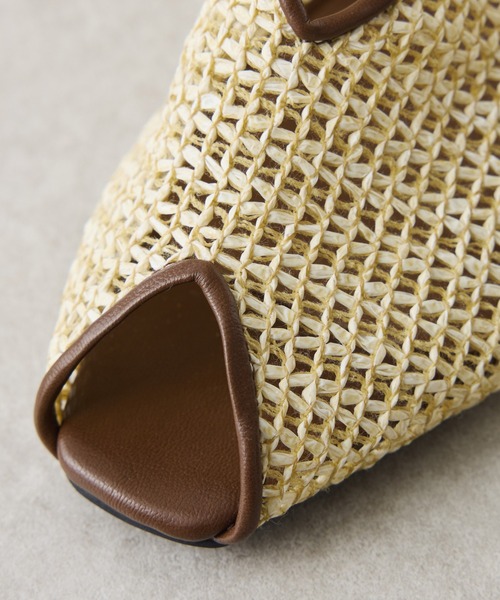 PAPILLONNER（パピヨネ）の「PAPILLONNER/メッシュオープントゥ（サンダル・レディース・ブラック/キャメル/ブラウン・L/M/S）」の21枚目の写真