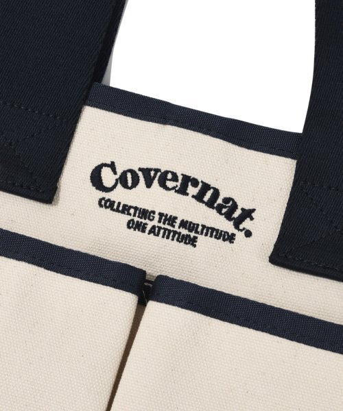 COVERNAT（カバーナット）の「アーチロゴキャンバス トートバッグ ネイビー（トートバッグ・レディース・その他・FREE）」の4枚目の写真