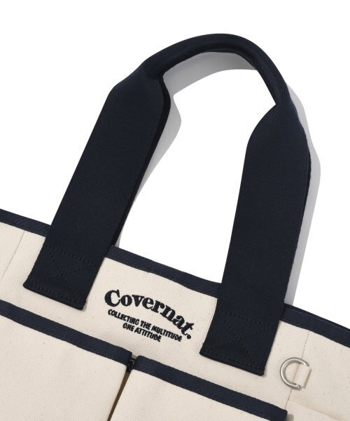 COVERNAT（カバーナット）の「アーチロゴキャンバス トートバッグ ネイビー（トートバッグ・レディース・その他・FREE）」の5枚目の写真