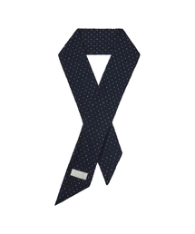 LARTIGENT（ラーティゼン）の「L15 SILVER DOT SCARF (NAVY)（バンダナ/スカーフ）」