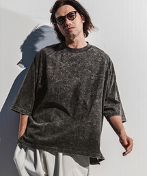 mt10184- Snow Wash Half Sleeve Pocket Tee Tシャツ(CMP-261-007)