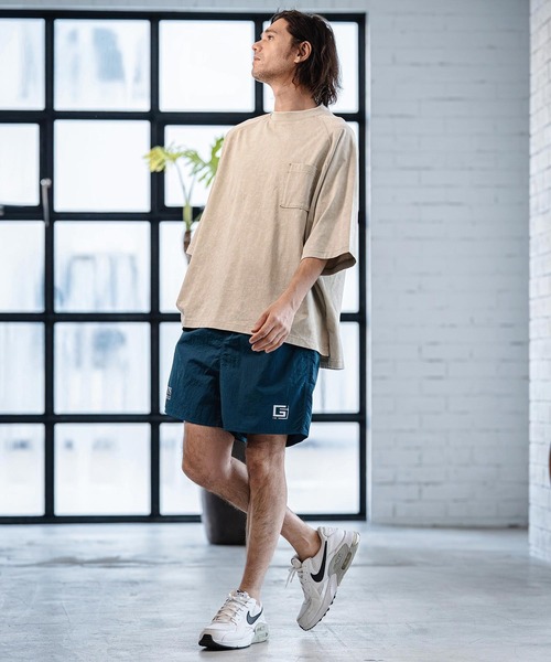 CAMBIO(カンビオ)の「mt10184- Snow Wash Half Sleeve Pocket Tee Tシャツ(CMP-261-007)(Tシャツ/カットソー・メンズ・ブラック/ブルー/グレイッシュベージュ・S/M/L)」の14枚目の写真