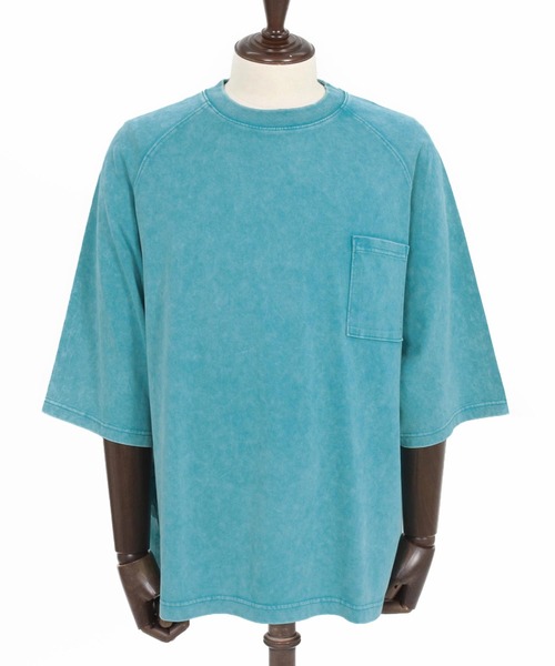 CAMBIO(カンビオ)の「mt10184- Snow Wash Half Sleeve Pocket Tee Tシャツ(CMP-261-007)(Tシャツ/カットソー・メンズ・ブラック/ブルー/グレイッシュベージュ・S/M/L)」の20枚目の写真