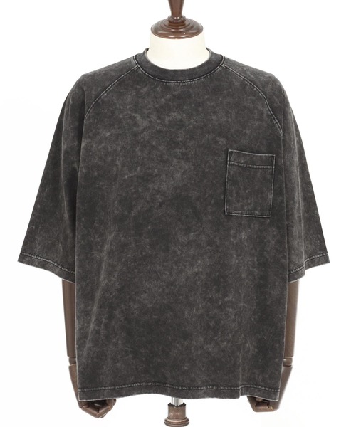 CAMBIO(カンビオ)の「mt10184- Snow Wash Half Sleeve Pocket Tee Tシャツ(CMP-261-007)(Tシャツ/カットソー・メンズ・ブラック/ブルー/グレイッシュベージュ・S/M/L)」の22枚目の写真