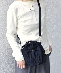 SHIPS Colors | 【WEB限定】SHIPS Colors:ナイロン ギャザー ミニ ショルダーバッグ◇(ショルダーバッグ)