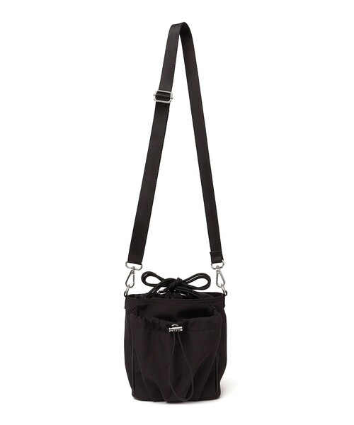 SHIPS Colors（シップス カラーズ）の「【WEB限定】SHIPS Colors:ナイロン ギャザー ミニ ショルダーバッグ◇（ショルダーバッグ・レディース・ブラック・ONE SIZE）」の5枚目の写真