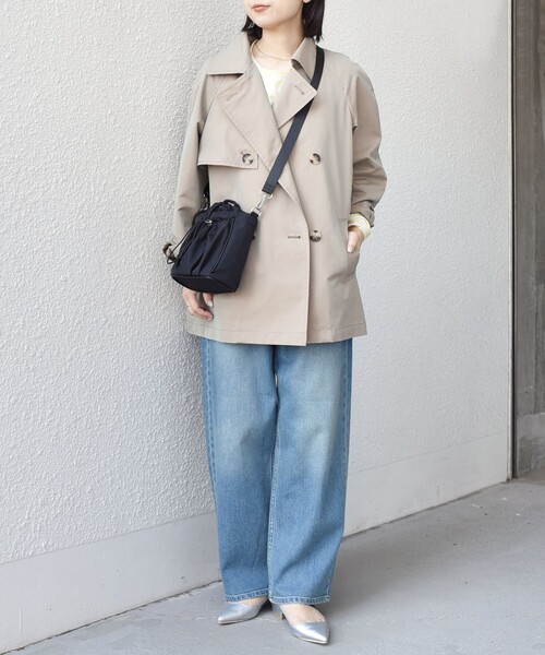 SHIPS Colors（シップス カラーズ）の「【WEB限定】SHIPS Colors:ナイロン ギャザー ミニ ショルダーバッグ◇（ショルダーバッグ・レディース・ブラック・ONE SIZE）」の10枚目の写真