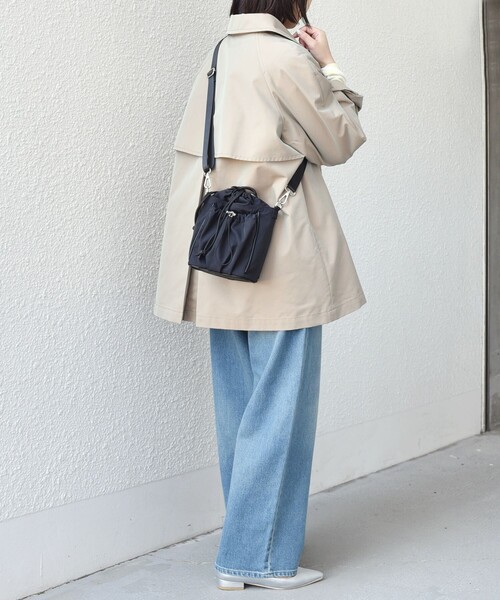 SHIPS Colors（シップス カラーズ）の「【WEB限定】SHIPS Colors:ナイロン ギャザー ミニ ショルダーバッグ◇（ショルダーバッグ・レディース・ブラック・ONE SIZE）」の20枚目の写真