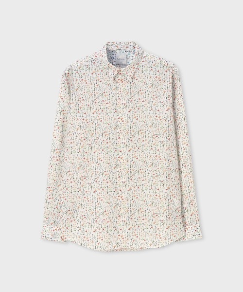 Paul Smith(ポールスミス)の「"Water Colour Floral" カジュアルシャツ / 163310 006LN(シャツ/ブラウス・メンズ・オレンジ/パープル・MEDIUM/SMALL/XX-LARGE/X-LARGE/LARGE)」の2枚目の写真