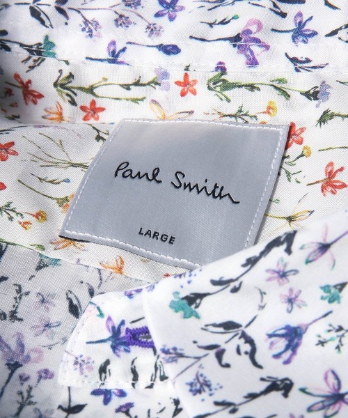 Paul Smith(ポールスミス)の「"Water Colour Floral" カジュアルシャツ / 163310 006LN(シャツ/ブラウス・メンズ・オレンジ/パープル・MEDIUM/SMALL/XX-LARGE/X-LARGE/LARGE)」の5枚目の写真