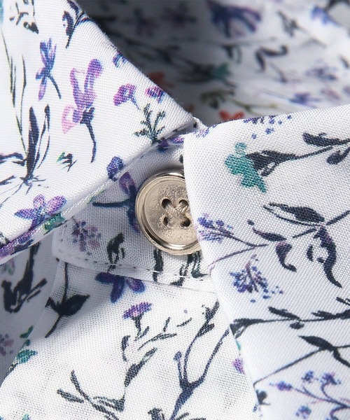 Paul Smith(ポールスミス)の「"Water Colour Floral" カジュアルシャツ / 163310 006LN(シャツ/ブラウス・メンズ・オレンジ/パープル・MEDIUM/SMALL/XX-LARGE/X-LARGE/LARGE)」の6枚目の写真