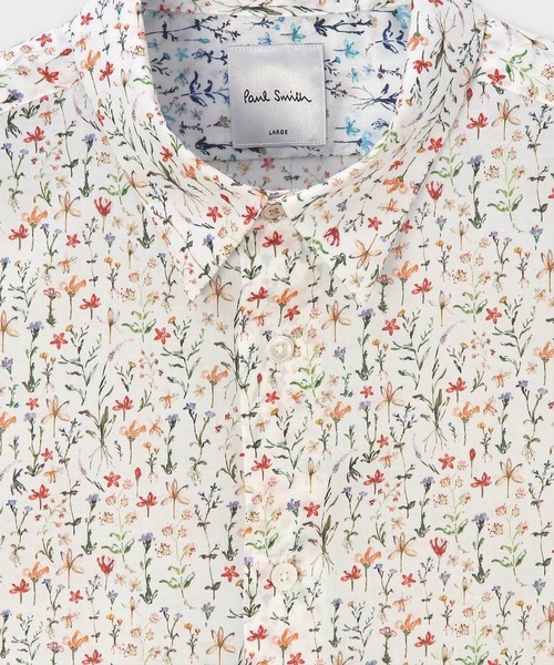 Paul Smith(ポールスミス)の「"Water Colour Floral" カジュアルシャツ / 163310 006LN(シャツ/ブラウス・メンズ・オレンジ/パープル・MEDIUM/SMALL/XX-LARGE/X-LARGE/LARGE)」の7枚目の写真