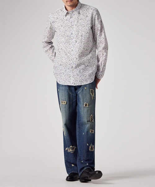 Paul Smith(ポールスミス)の「"Water Colour Floral" カジュアルシャツ / 163310 006LN(シャツ/ブラウス・メンズ・オレンジ/パープル・MEDIUM/SMALL/XX-LARGE/X-LARGE/LARGE)」の11枚目の写真