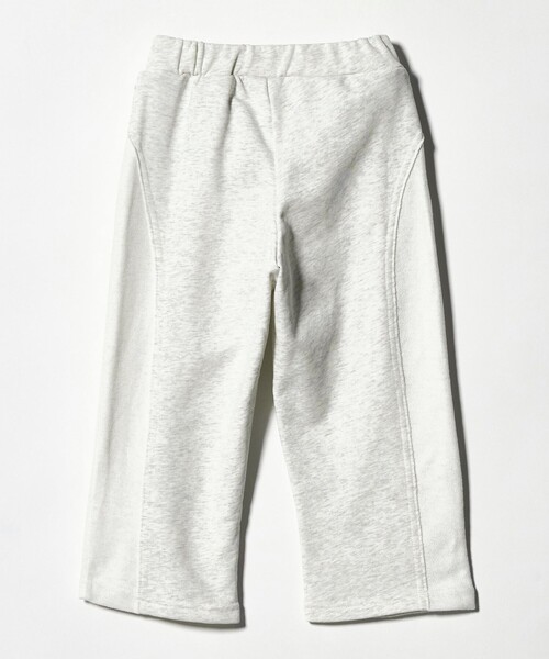 green label relaxing（グリーンレーベルリラクシング）の「裏毛 切り替え ワイドパンツ / キッズ  100cm-160cm（スウェットパンツ・キッズ・グレー系/ライトグレー・150cm/140cm/160cm/110cm/120cm/130cm/100cm）」の14枚目の写真