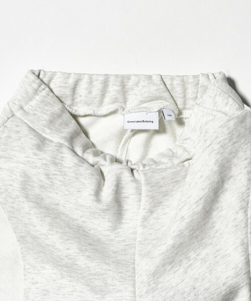 green label relaxing（グリーンレーベルリラクシング）の「裏毛 切り替え ワイドパンツ / キッズ  100cm-160cm（スウェットパンツ・キッズ・グレー系/ライトグレー・150cm/140cm/160cm/110cm/120cm/130cm/100cm）」の16枚目の写真