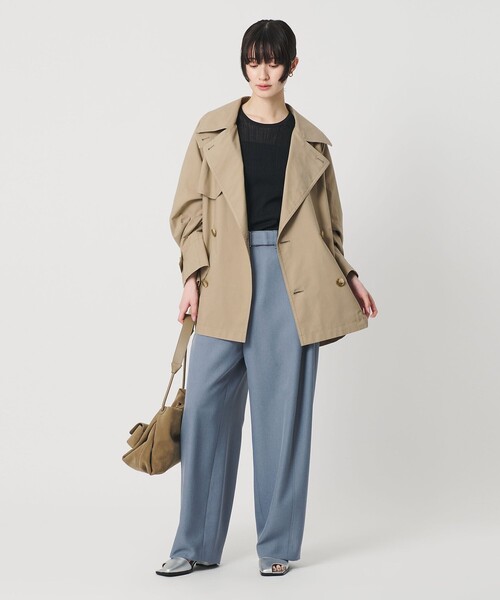 BEAUTY&YOUTH UNITED ARROWS（ビューティーアンドユースユナイテッドアローズ）の「コットンブレンド ミドルトレンチコート（トレンチコート・レディース・ベージュ/オフホワイト・S/M/XS）」の11枚目の写真