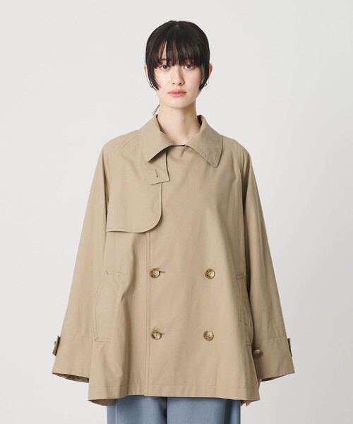 BEAUTY&YOUTH UNITED ARROWS（ビューティーアンドユースユナイテッドアローズ）の「コットンブレンド ミドルトレンチコート（トレンチコート・レディース・ベージュ/オフホワイト・S/M/XS）」の13枚目の写真