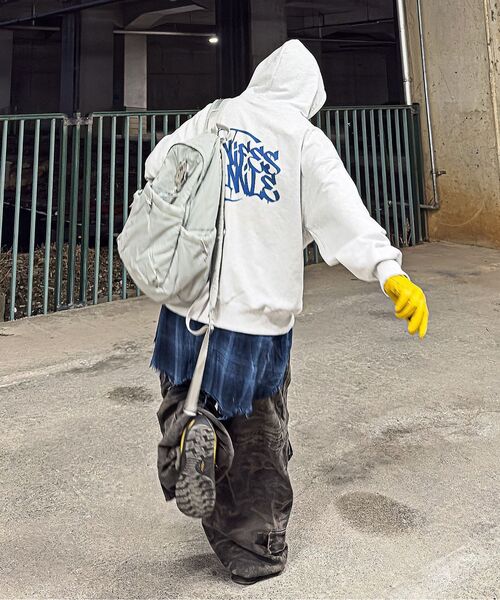 THE MILE（ザマイル）の「マニフェスザマイルスウェットフード[NAVY]（パーカー・メンズ・その他・S/M/L/XL）」の15枚目の写真