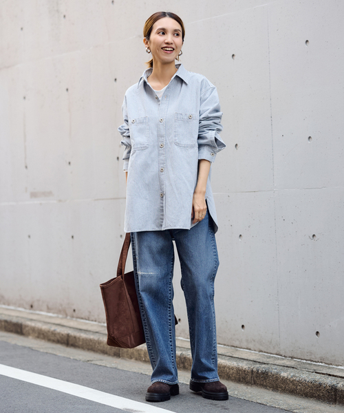 FRAMeWORK（フレームワーク）の「≪追加≫YA GOOD IDEAS GOOD NEWS BIG&MINI トートM　2（トートバッグ・レディース・モカ/ブラウン・FREE）」の3枚目の写真