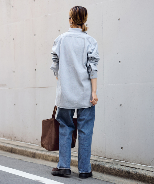 FRAMeWORK（フレームワーク）の「≪追加≫YA GOOD IDEAS GOOD NEWS BIG&MINI トートM　2（トートバッグ・レディース・モカ/ブラウン・FREE）」の5枚目の写真